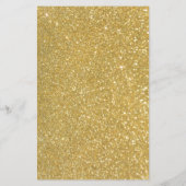 Gold Glitter Salon Service Menu (Achterkant)
