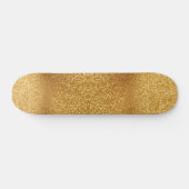 Gold Glitter Skateboard (Horizontaal)