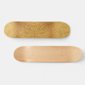 Gold Glitter Skateboard (Horizontaal)