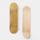 Gold Glitter Skateboard (Voorkant)