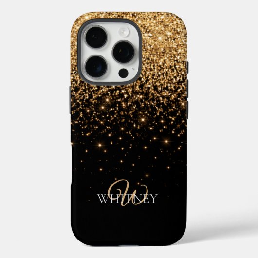 Gold Glitter Sparkle Elegant Luxury Texture        Case-Mate iPhone Case (Achterkant)