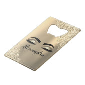 Gold Glitter Sparkle Eyelashes Monogram (Dos Angle)