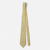 Gold Glitter Sparkly Stropdas (Voorkant)