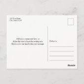 Gold Glitter Speciaal bedankt Briefkaart (Achterkant)