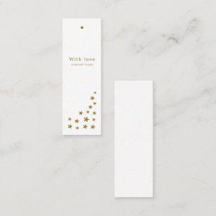 Gold Glitter Stars, Gift Labels