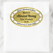 Gold Glitter Stars Sparkle Diamonds Product Labels (Tas)