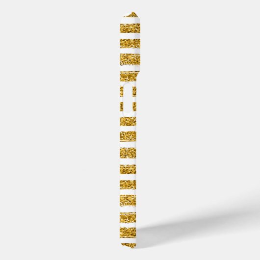 Gold Glitter Stripe Case-Mate iPhone Case (Achterkant / Rechts)