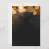 Gold Glitter Surprise 30th Birthday Invitation Kaart (Achterkant)