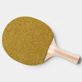 Gold Glitter Tafeltennisbatje (Zijkant)