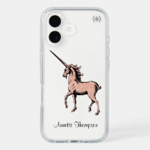 Gold Glitter Unicorn met Jouw naam