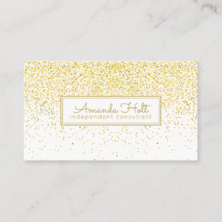 Gold Glitter Visitekaartje