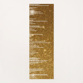 Gold Glitter Yogamat (Voorkant)