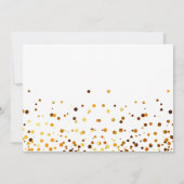 Gold Glitter zal mijn uitnodiging zijn (Achterkant)
