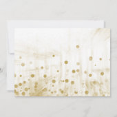 Gold Glitter zal mijn uitnodiging zijn (Achterkant)