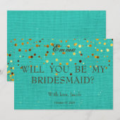 Gold Glitter zal mijn uitnodiging zijn (Voorkant / Achterkant)