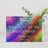 Gold Glitter zal mijn uitnodiging zijn (Staand voorkant)