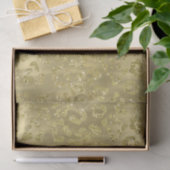 Gold Glittery Leopard Print Tissuepapier (Geschenk)