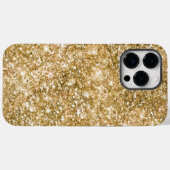 Gold Glitz Glitter Case-Mate iPhone Case (Achterkant (horizontaal))