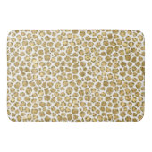 Gold Glitz Glitter Leopard      Badmat (Voorkant)