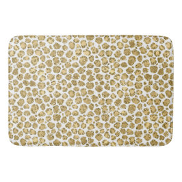 Gold Glitz Glitter Leopard      Badmat