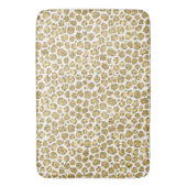 Gold Glitz Glitter Leopard      Badmat (Voorkant Verticaal)