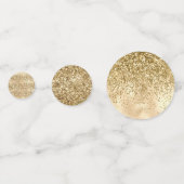 Gold Glitz Glitter Sparkle Confetti (Voorkanten)