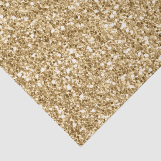 Gold Glitz Glitter Tissuepapier (Detail)