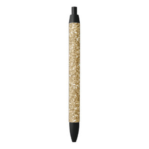 Gold Glitz Glitter          Zwarte Inkt Pen
