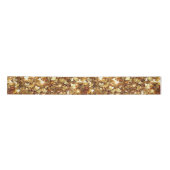 Gold Glitzy Glam Sparkle Hearts Lint (Voorkant)