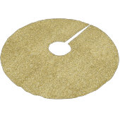 Gold Glitzy Glitter Kerstboom Rok (Gekanteld)