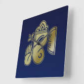 Gold Goddess Ganesha - Wall Clock Vierkante Klok (Hoek)