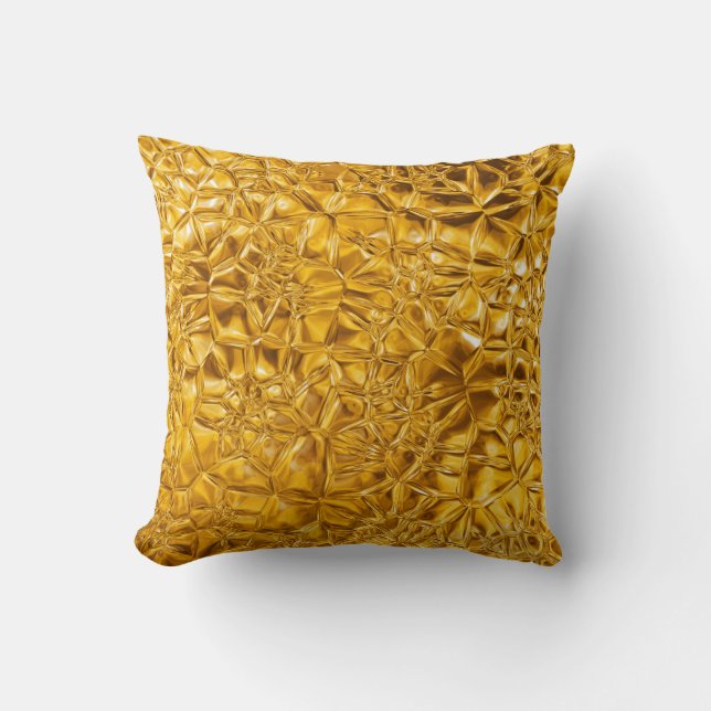 Gold Golden Pillow Kussen (Voorkant)