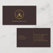 Gold Golf Clubs Visitekaartje (Voorkant / Achterkant)