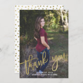 Gold Grad Merci Cartes (Devant / Derrière)