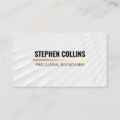 Gold gradiëntbalk | Whitepaneelpatroon Visitekaartje (Voorkant)