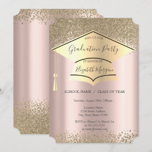 Gold Gradup, diamant Roos Gold Afstuderen Kaart