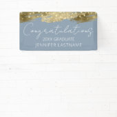 Gold Graduparty Budget Banner (Insitu)