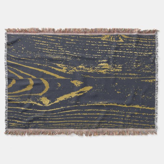 Gold Grain Throw Blanket Deken (Voorkant)