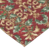 Gold Green Feuille Red Holiday Nappe (Angle)