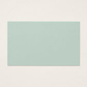 Gold Green Foliage Baby Name Suggestions Card (Dos)