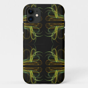 Gold & Green iPhone 5 Aangepaste Hoesje-Mate ID 11 Hoesje