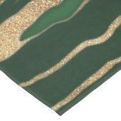 Gold Green Marble Abstract schilderen Tafelkleed (Gekanteld)