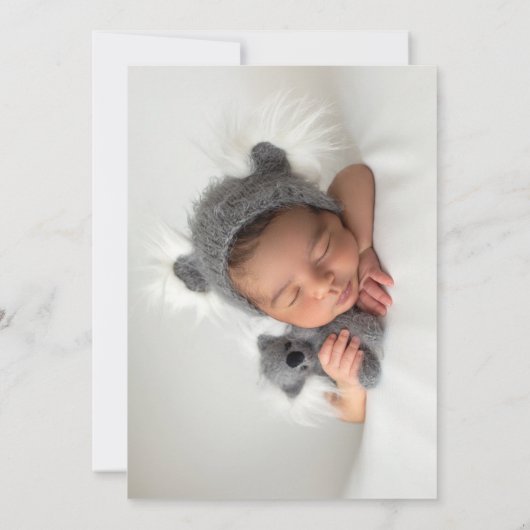 Gold Greenery Eucalyptus Boy Baptism Invitation (Dos)