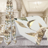 Gold & Greenery Floral Wedding Stropdas