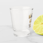 Gold Grey Happy New Year Shot Glas (Links)