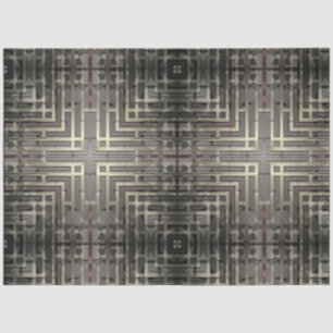 Gold Grey Metal Design Background Decoupage Tissuepapier