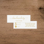 Gold Handmade by, carte d'insertion sur les réseau