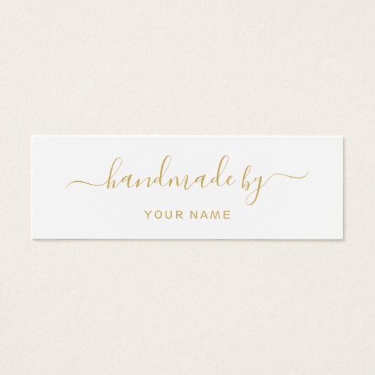 Gold Handmade by, carte d'insertion sur les réseau (Devant)