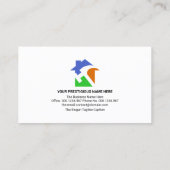 Gold Handyman Construction Tools Home Renovation Visitekaartje (Achterkant)