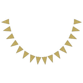 Gold Happy Jubileum Vlaggetjes